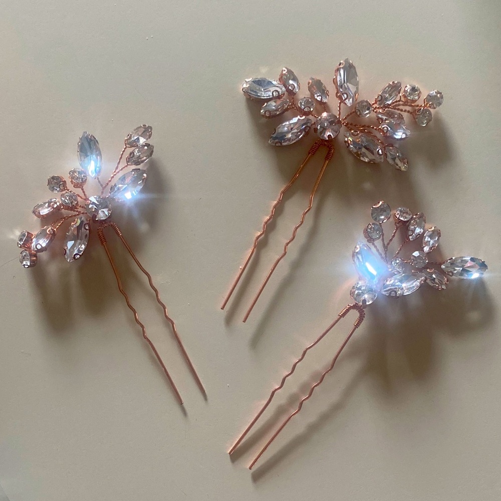 Rose Gold Hair Pins